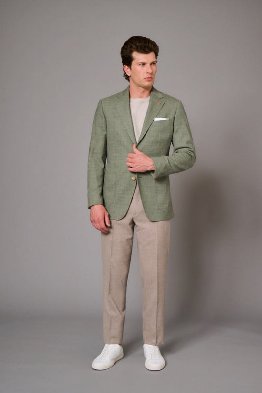 Green Linen Sport Jacket-Gerald-Boyds Philadelphia