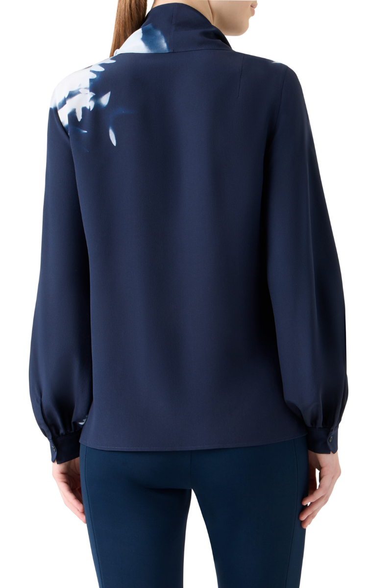 Wildflower Print Blouse-Akris-Boyds Philadelphia