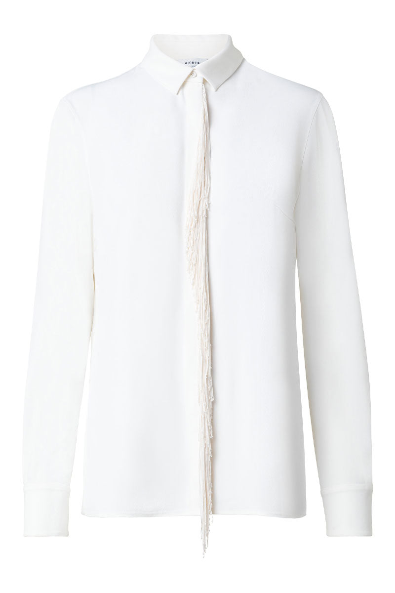 Fringe Blouse-Akris Punto-Boyds Philadelphia