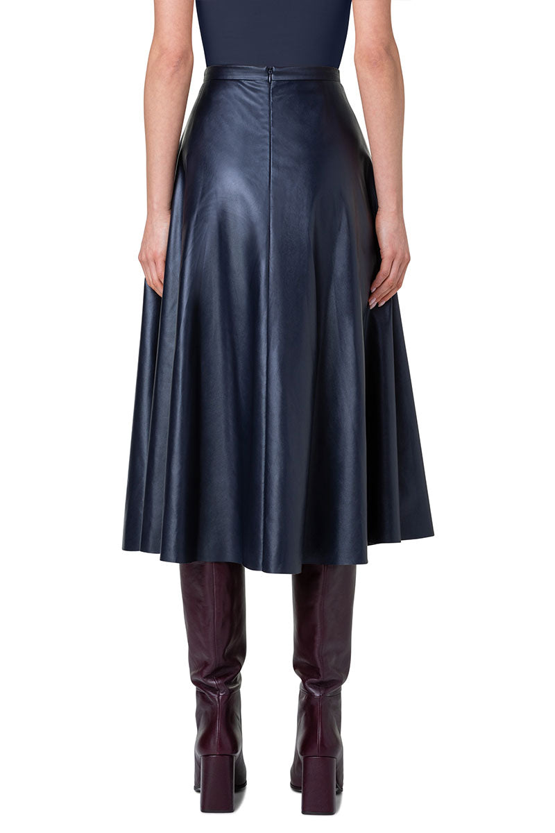 Vegan Leather Skirt-Akris Punto-Boyds Philadelphia