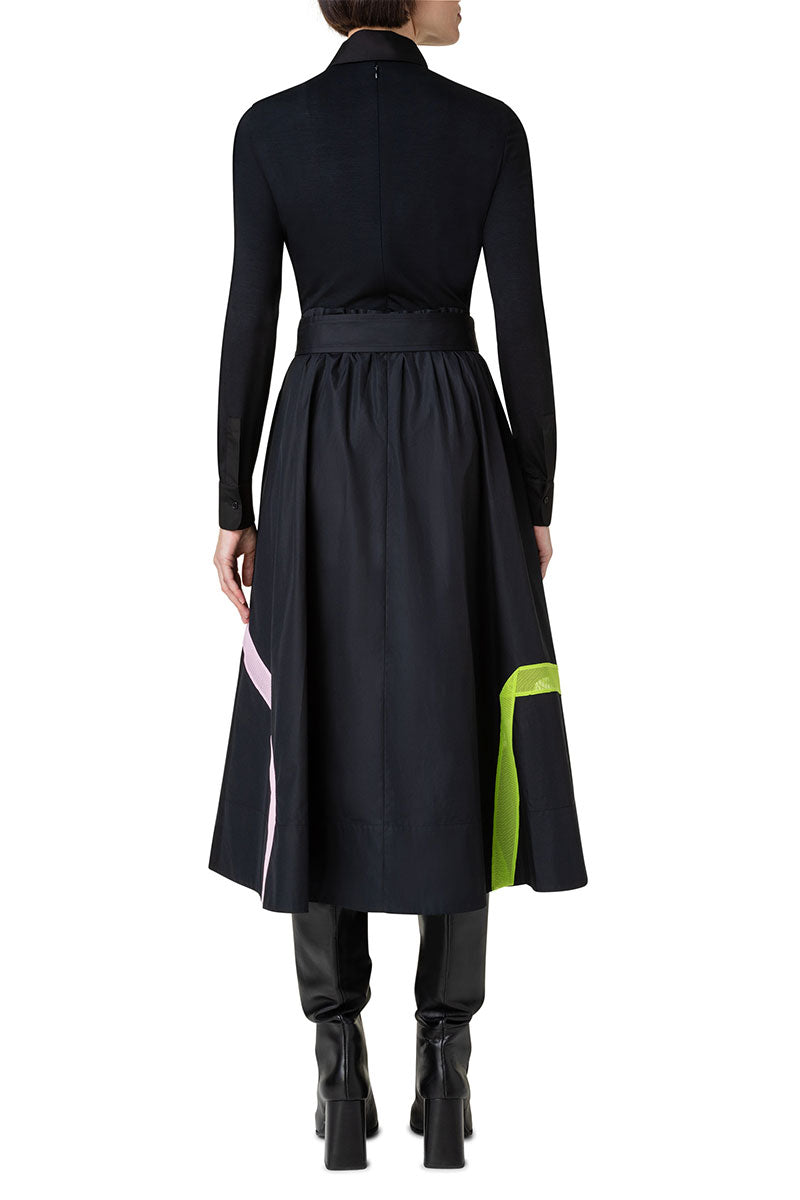Techno Mesh Tape Intarsia Dress-Akris Punto-Boyds Philadelphia
