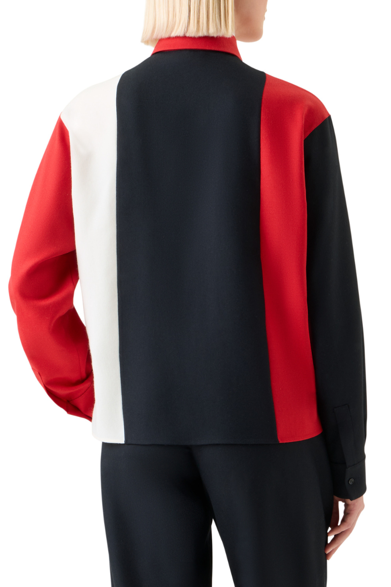 Colorblock Blouse-Akris Punto-Boyds Philadelphia