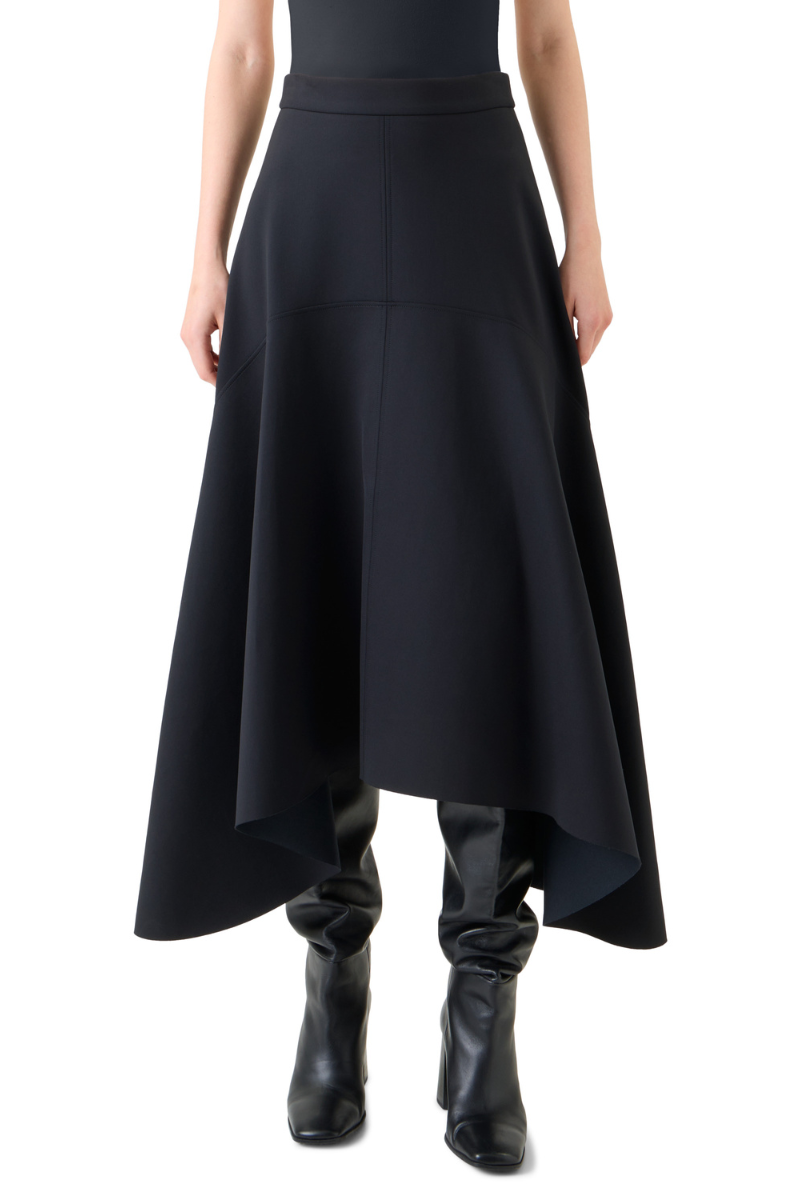 Neoprene Midi Skirt-Akris Punto-Boyds Philadelphia