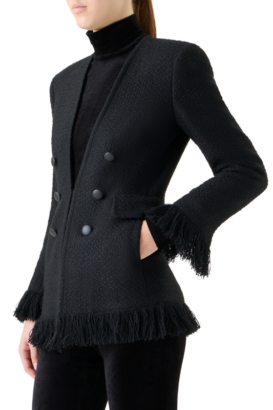 Boucle Tweed Jacket-Akris Punto-Boyds Philadelphia