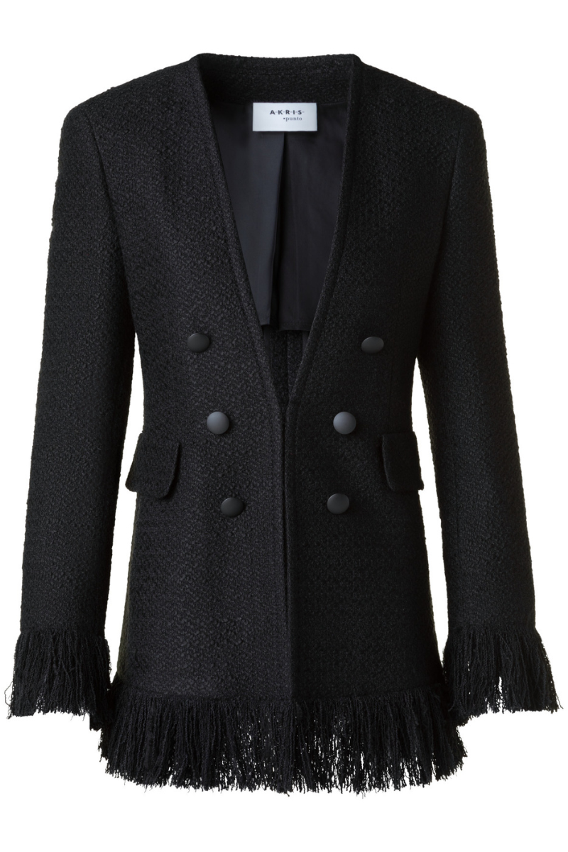 Boucle Tweed Jacket-Akris Punto-Boyds Philadelphia