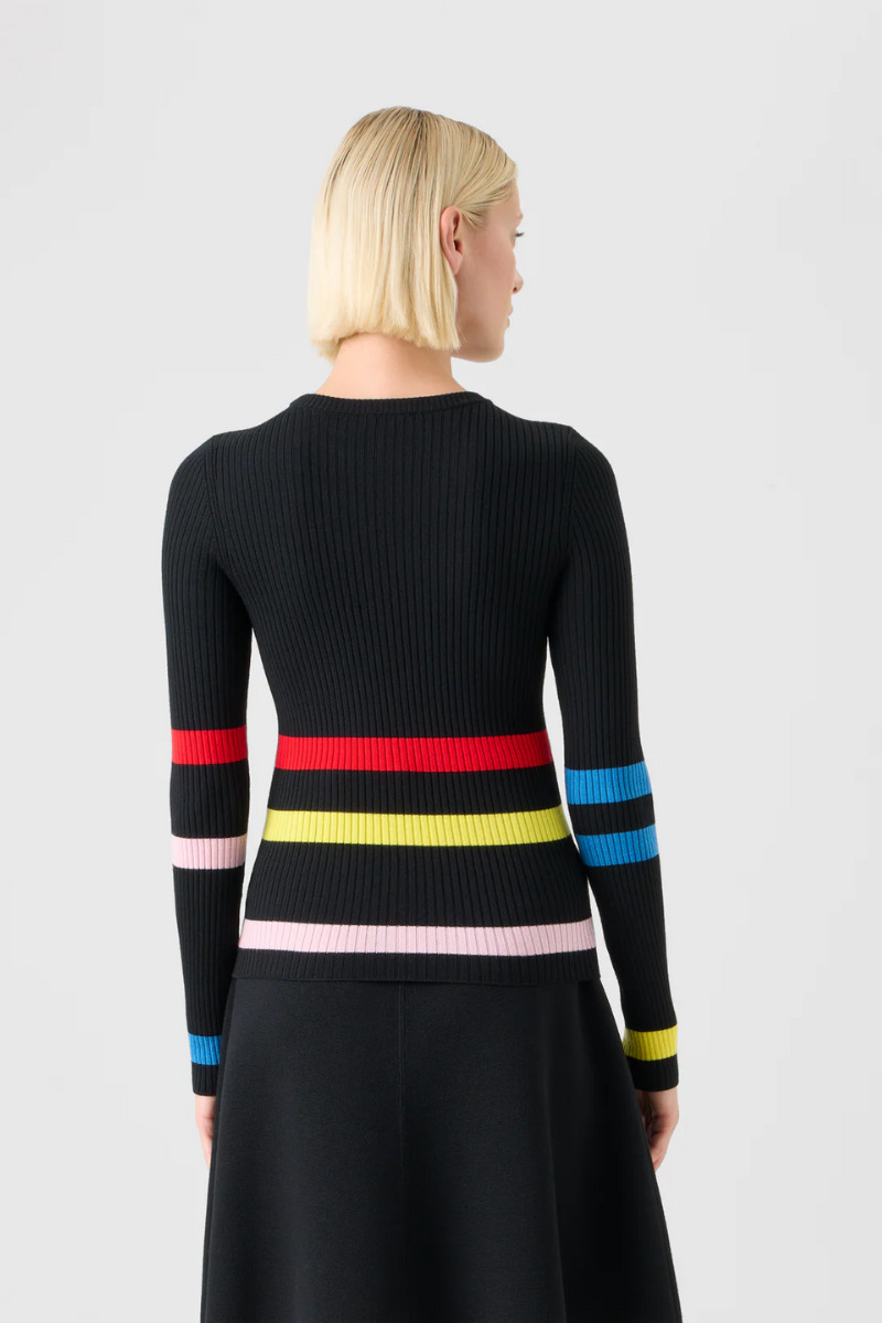 Colorblock Stripe Sweater-Akris Punto-Boyds Philadelphia