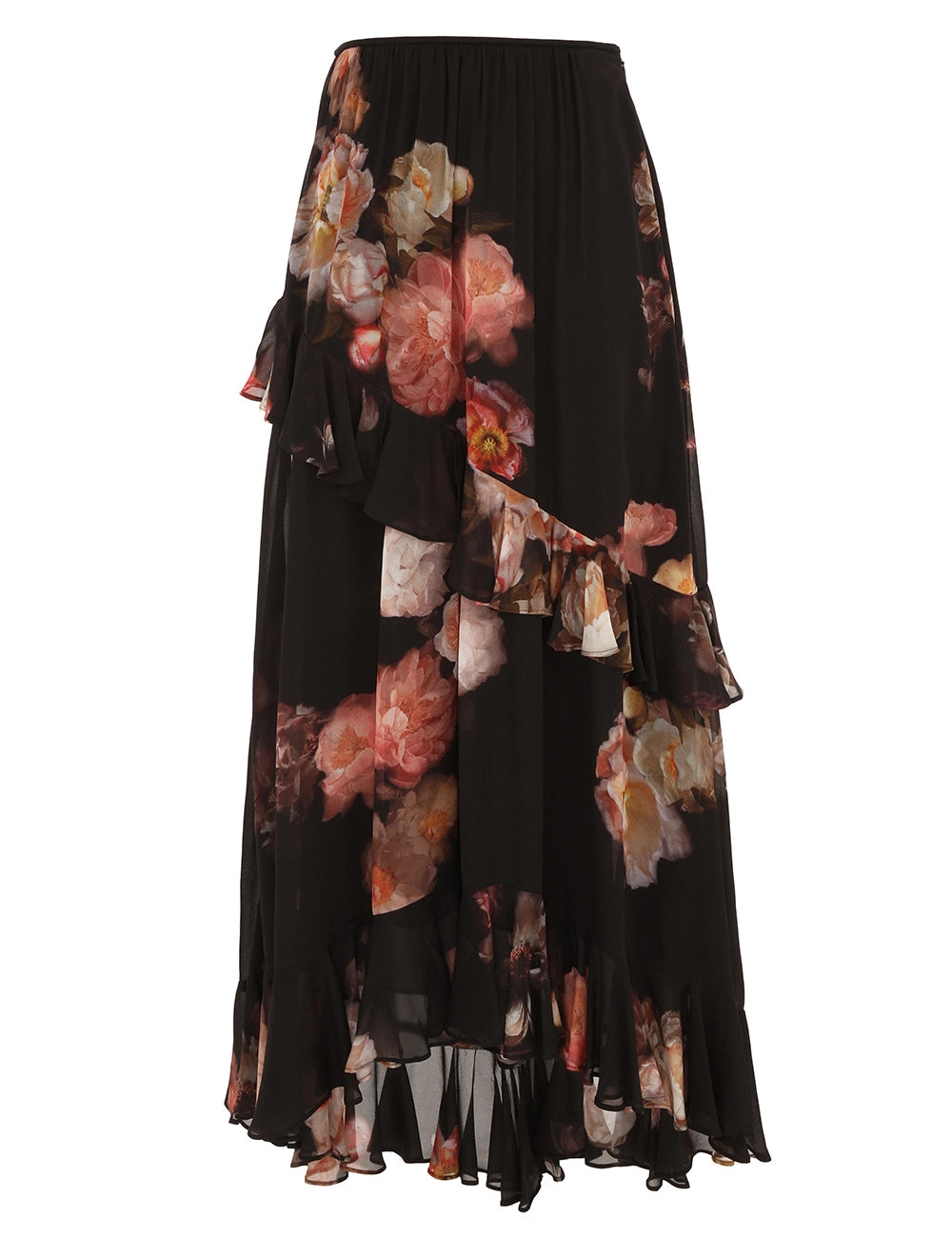 Hypnotic Asymmetric Midi Skirt-ZIMMERMANN-Boyds Philadelphia