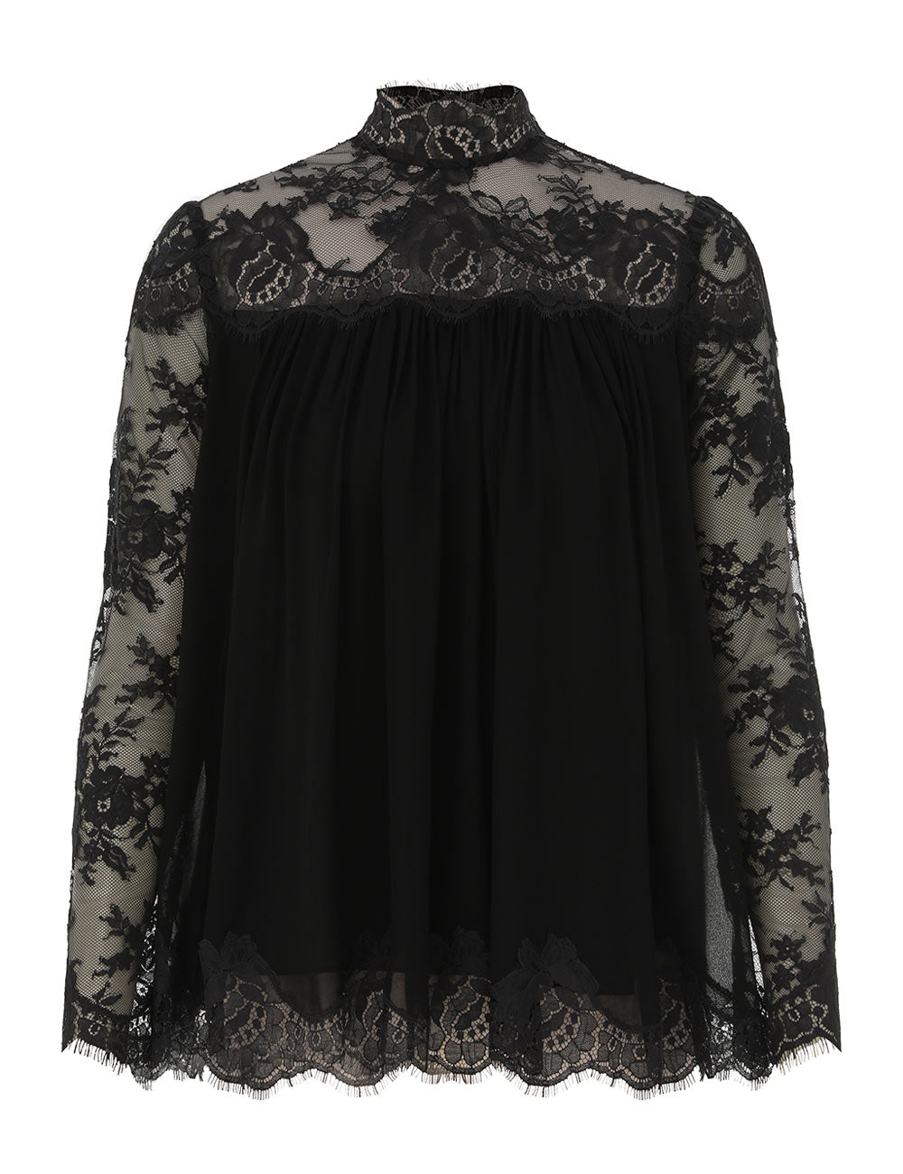 Hypnotic Lace Yoke Top-ZIMMERMANN-Boyds Philadelphia