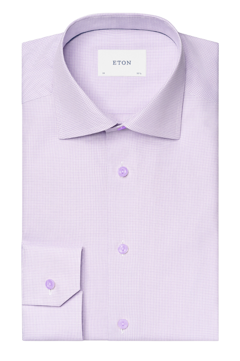 Check Twill Dress Shirt-Eton-Boyds Philadelphia