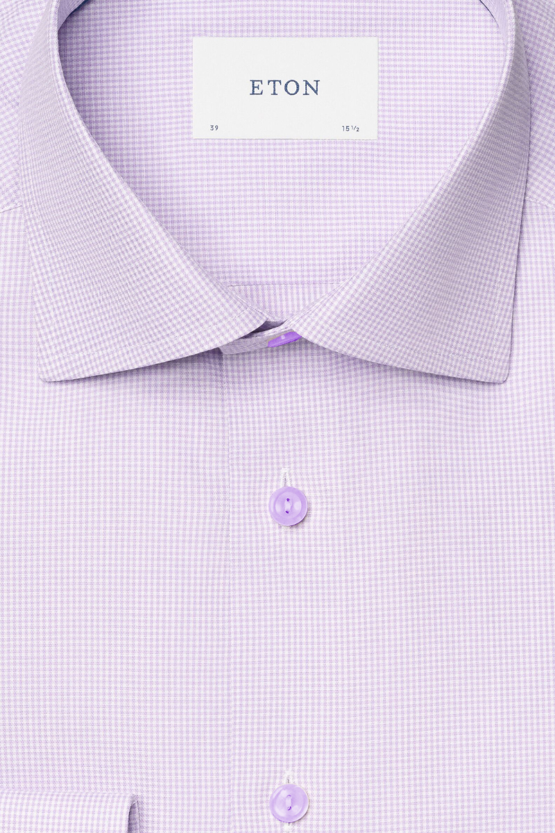 Check Twill Dress Shirt-Eton-Boyds Philadelphia