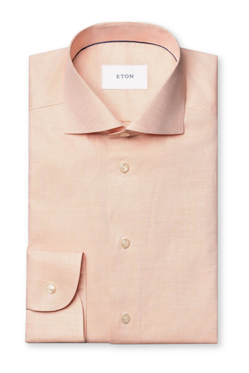 Filo di Scozia Jacquard Knit Shirt-Eton-Boyds Philadelphia