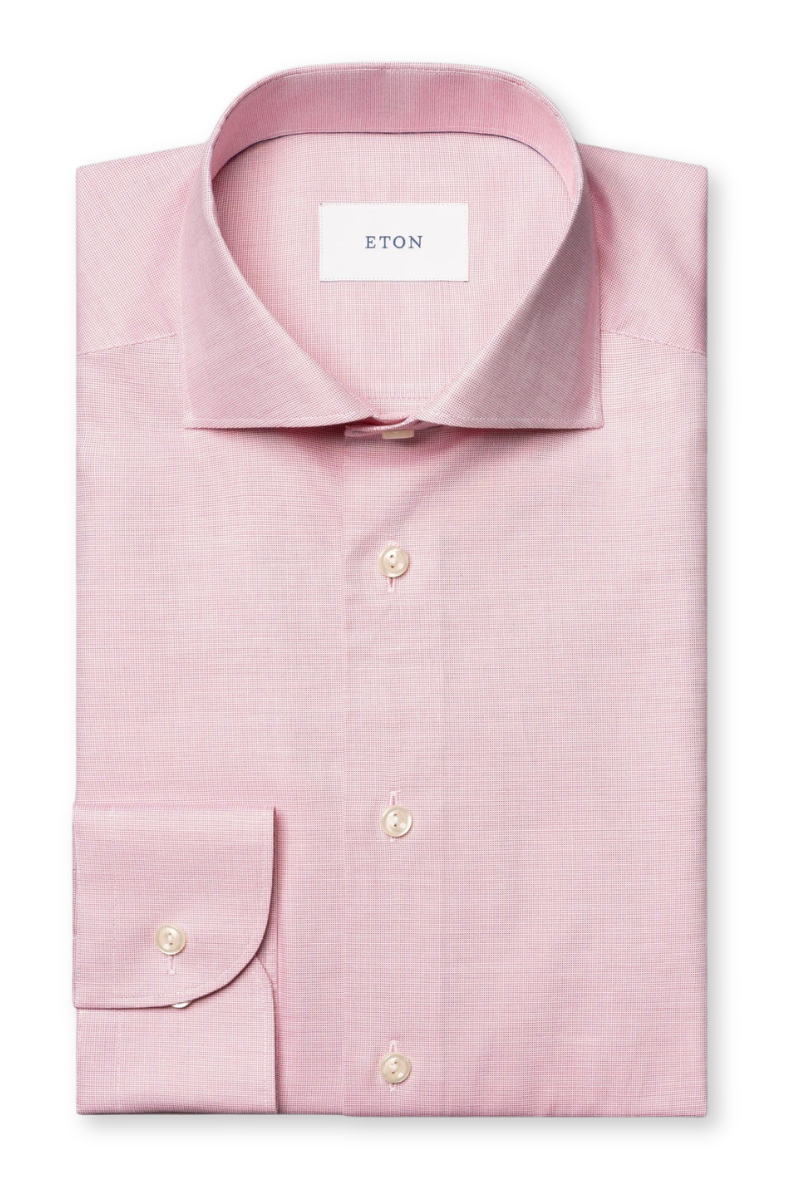 Filo di Scozia Jacquard Knit Shirt-Eton-Boyds Philadelphia