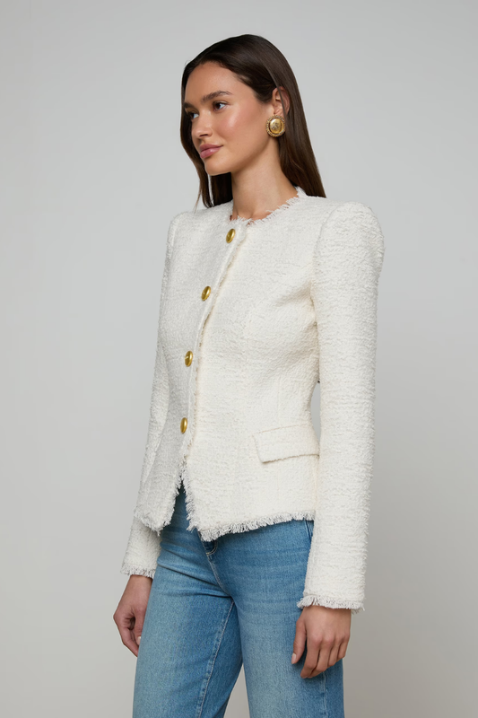 Nerina Tweed Blazer-L'AGENCE-Boyds Philadelphia