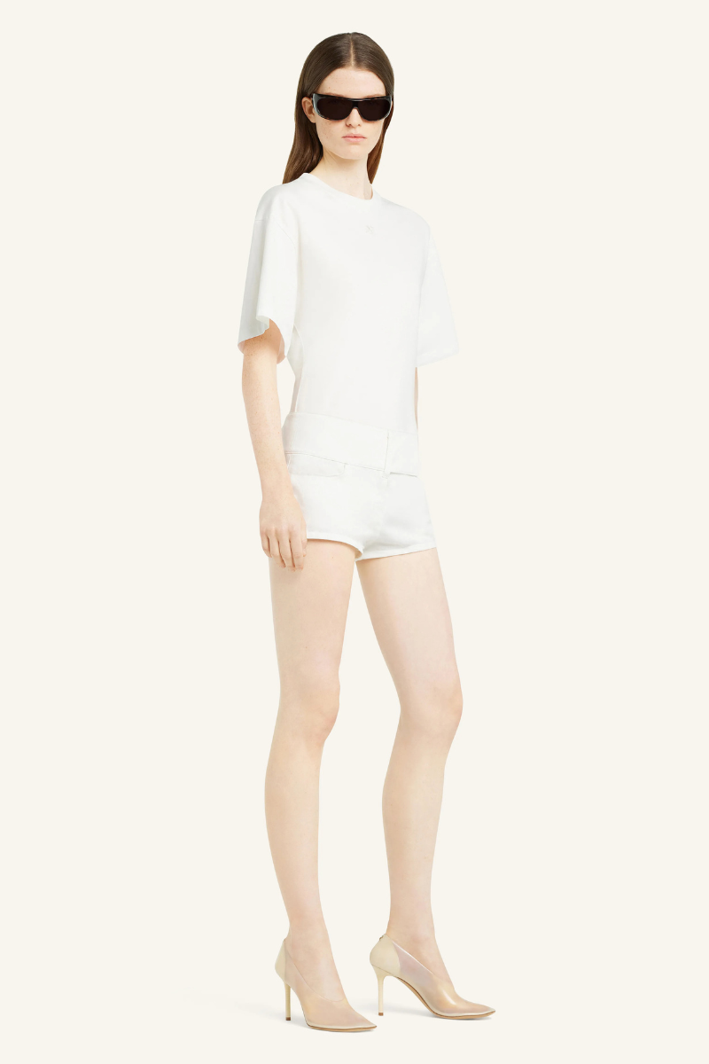Fitted T-Shirt-Courrèges-Boyds Philadelphia