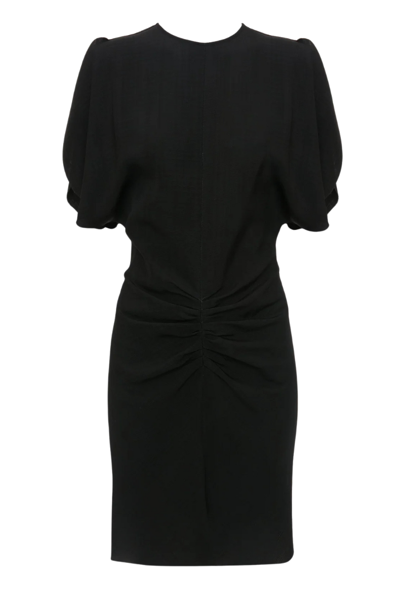 Gathered Waist Mini Dress-Victoria Beckham-Boyds Philadelphia