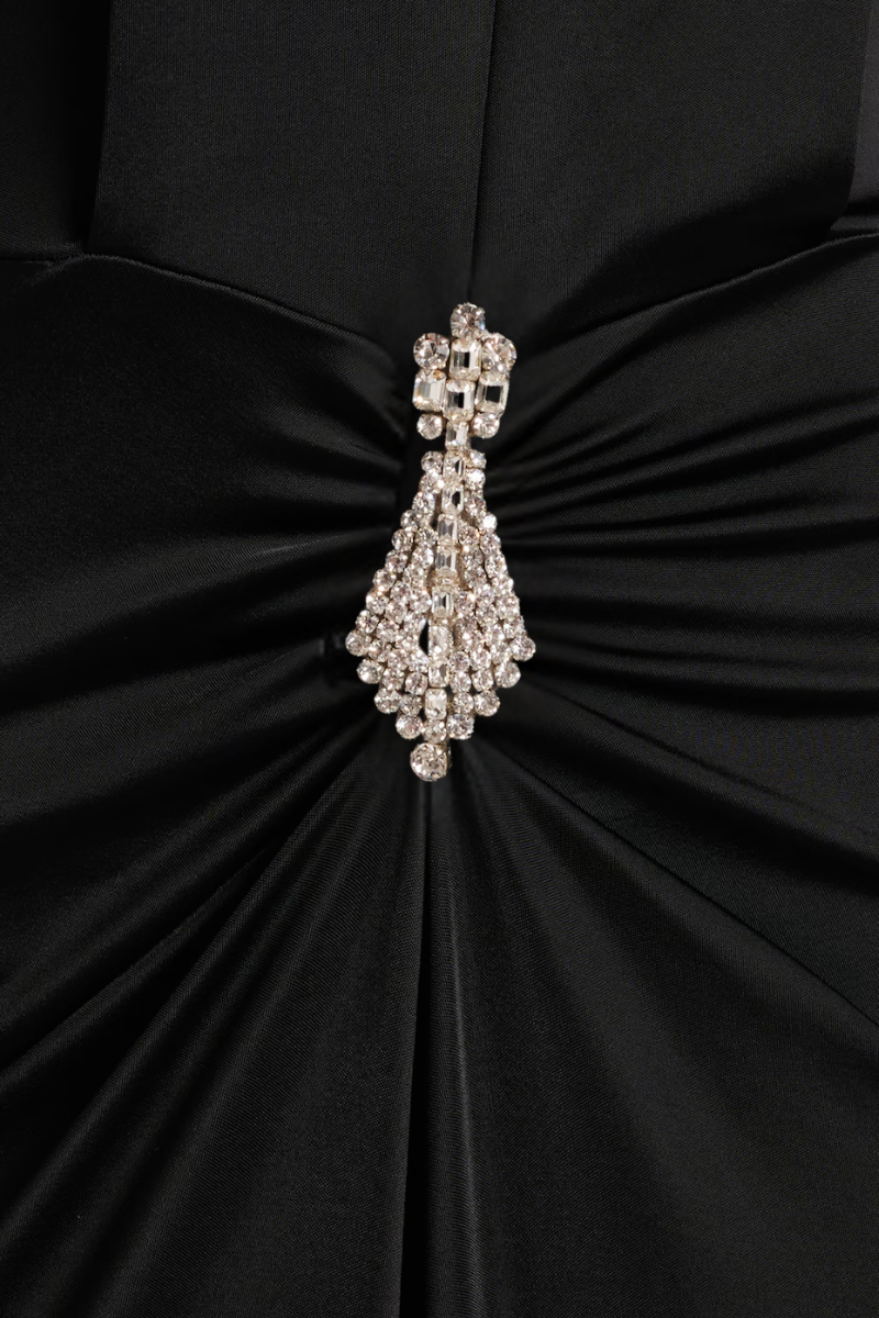 Embellished Deep V-Neck Gown-Victoria Beckham-Boyds Philadelphia