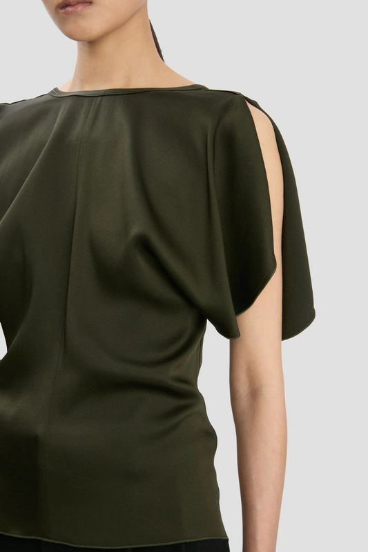 Draped Sleeve Top-Victoria Beckham-Boyds Philadelphia
