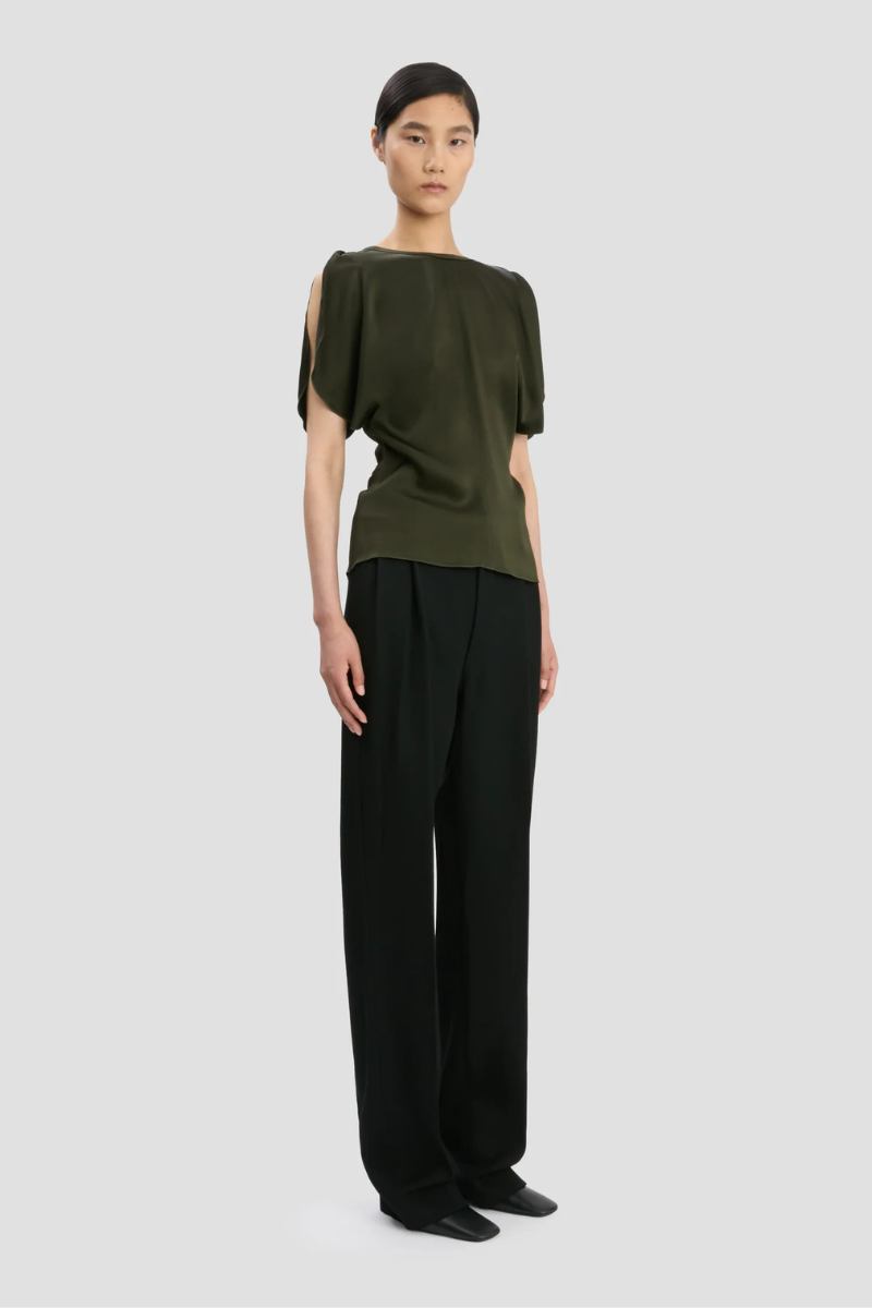 Draped Sleeve Top-Victoria Beckham-Boyds Philadelphia