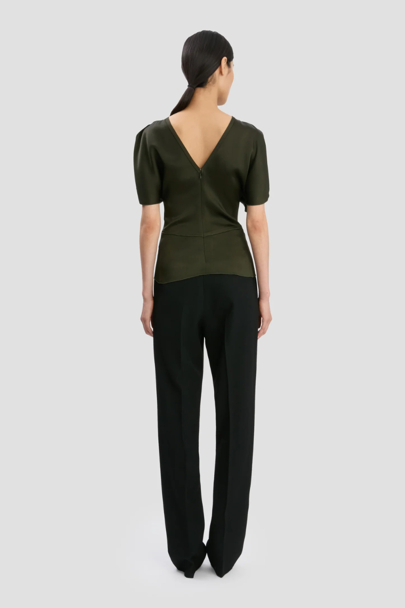 Draped Sleeve Top-Victoria Beckham-Boyds Philadelphia