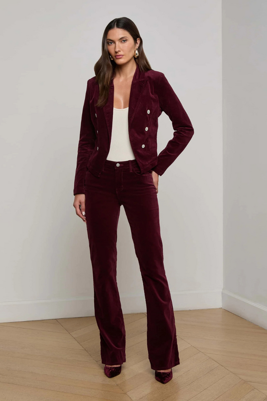 Wayne Velvet Blazer-L'AGENCE-Boyds Philadelphia