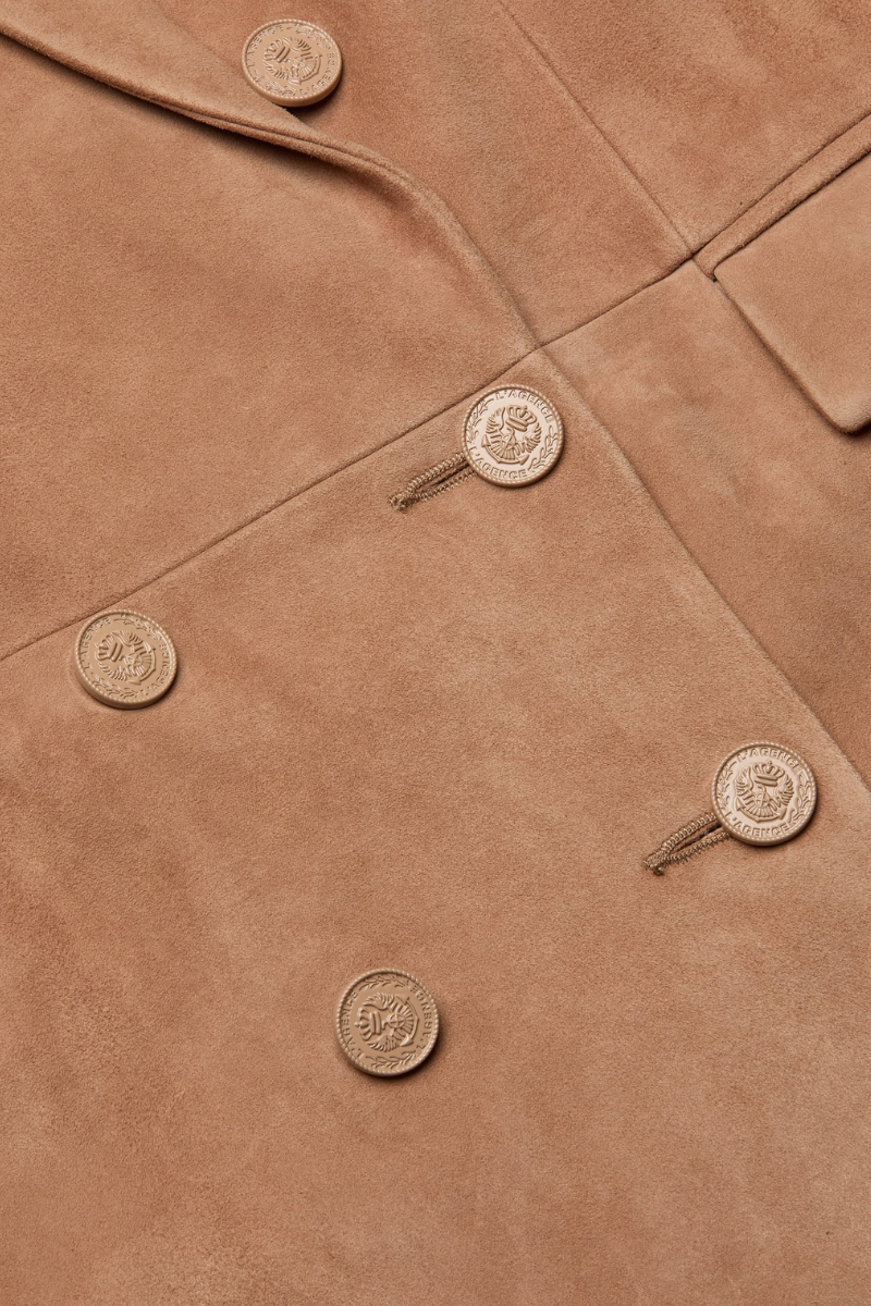 Aimee Oversized Suede Blazer-L'AGENCE-Boyds Philadelphia