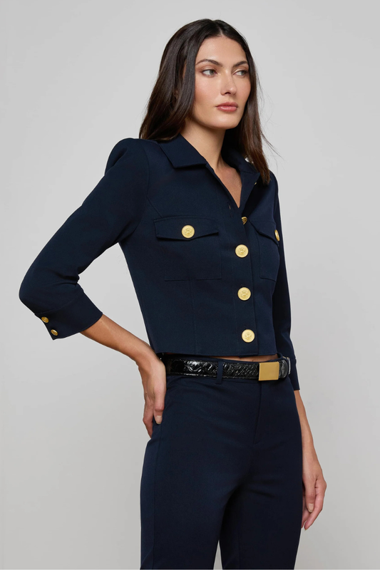 Kumi Cropped Jacket-L'AGENCE-Boyds Philadelphia