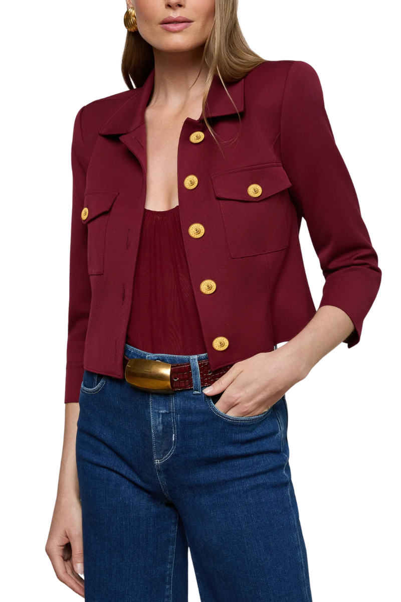 Kumi Cropped Jacket-L'AGENCE-Boyds Philadelphia