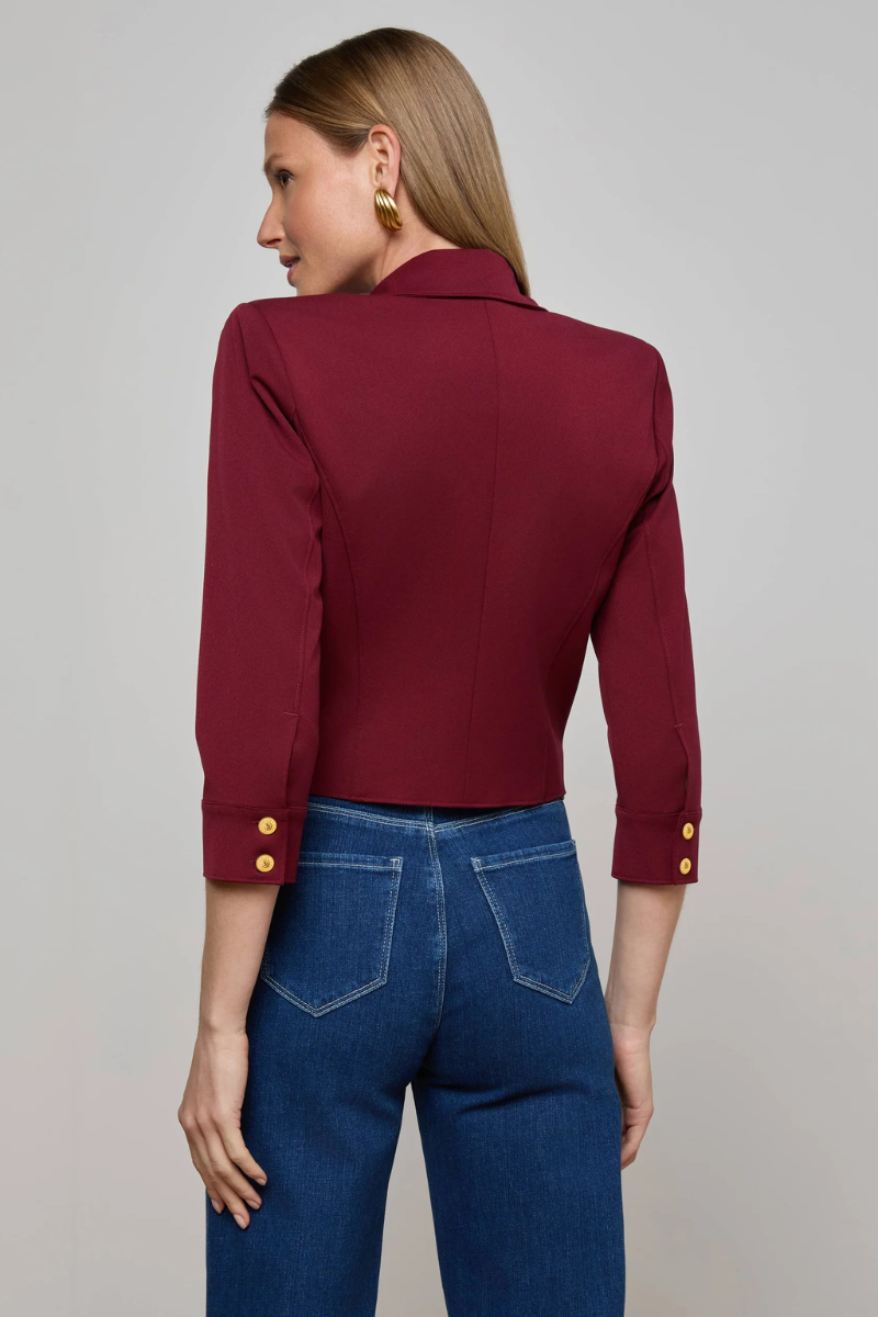 Kumi Cropped Jacket-L'AGENCE-Boyds Philadelphia