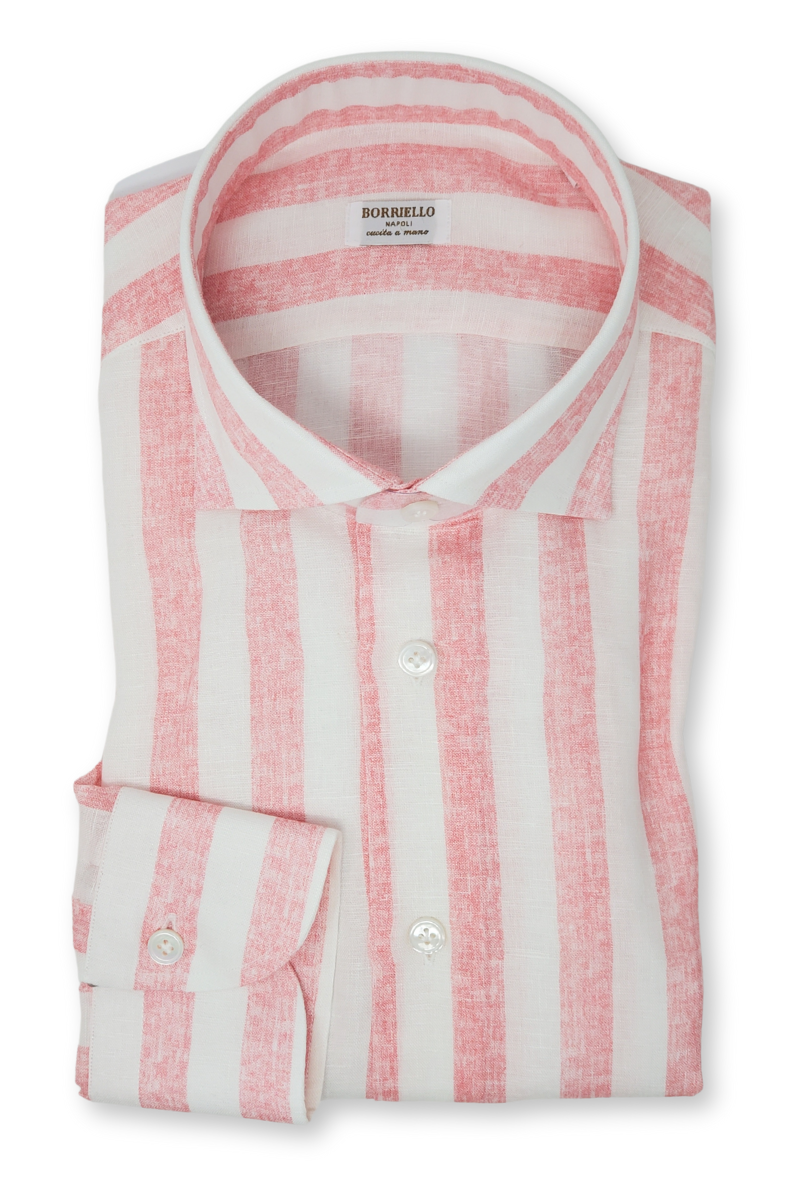 Wide Chalk Stripe Shirt-Borriello-Boyds Philadelphia