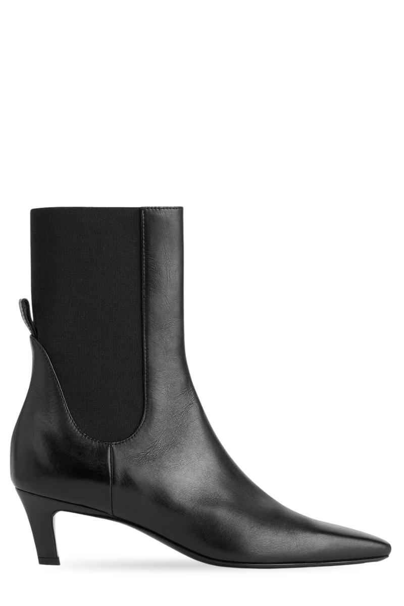 Leather Mid-Heel Boots-TOTEME-Boyds Philadelphia