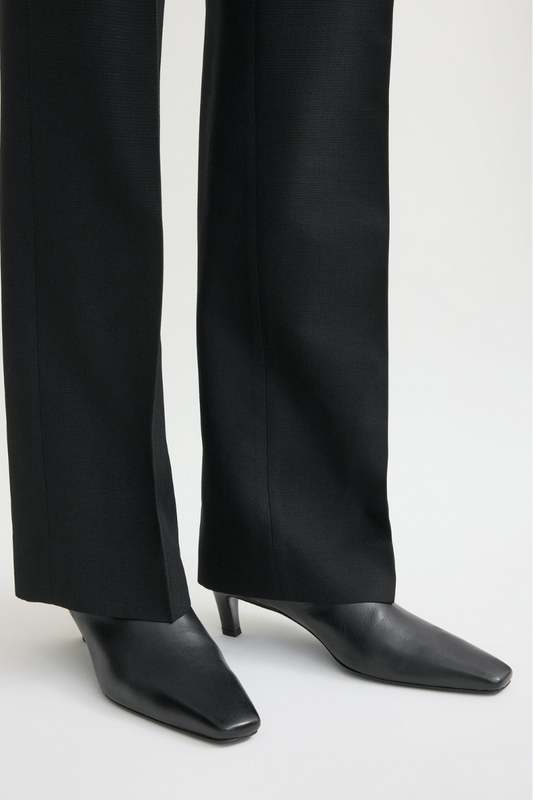 Leather Mid-Heel Boots-TOTEME-Boyds Philadelphia