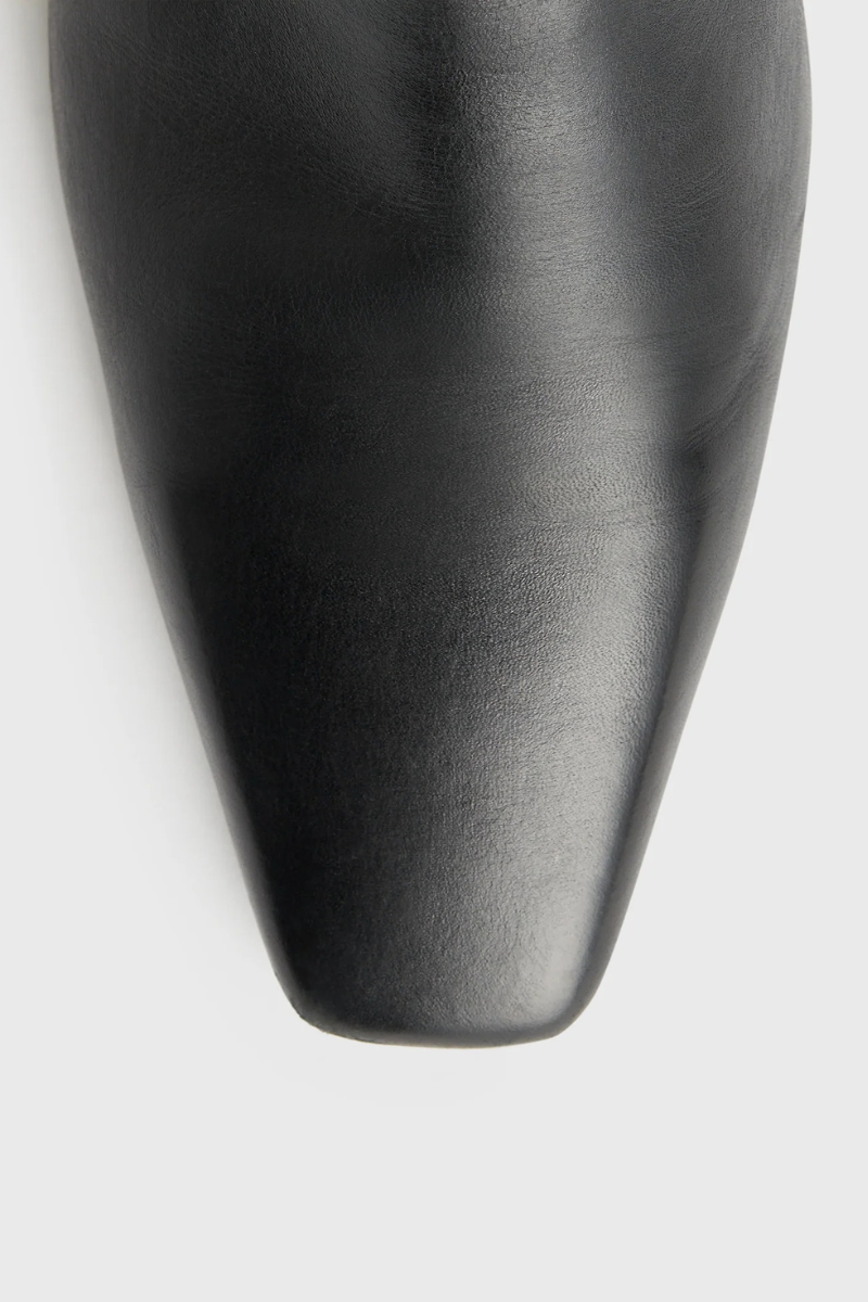 Leather Mid-Heel Boots-TOTEME-Boyds Philadelphia