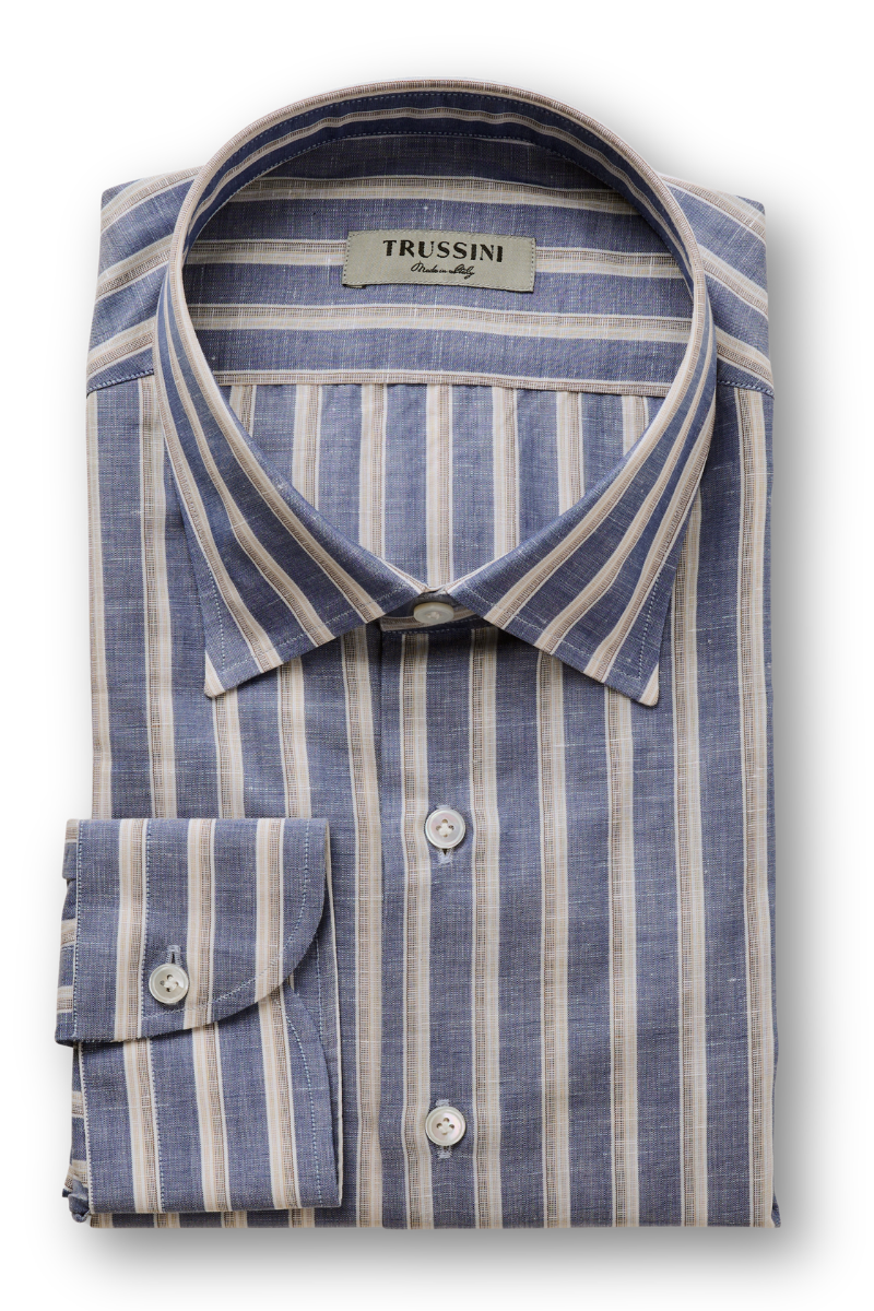 Striped Sport Shirt-Trussini-Boyds Philadelphia