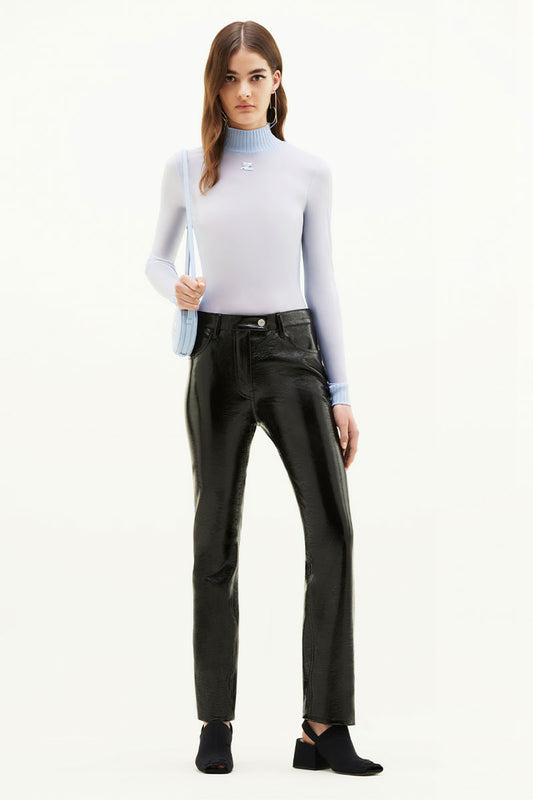 5-Pocket Vinyl Pants-Courrèges-Boyds Philadelphia