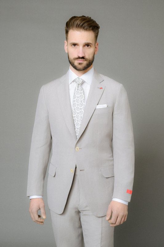 Taupe Suit-ISAIA-Boyds Philadelphia