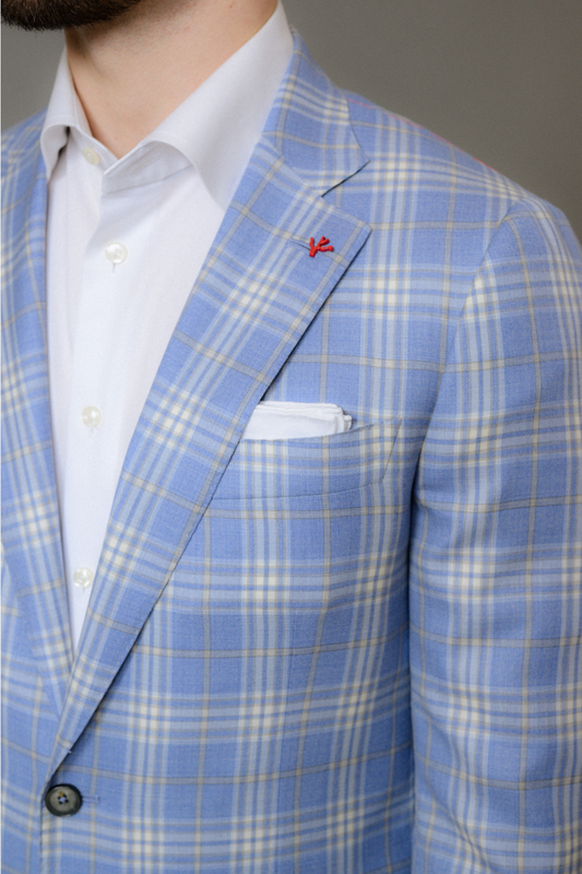 Plaid Sport Jacket-ISAIA-Boyds Philadelphia