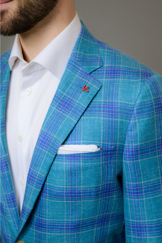 Plaid Sport Jacket-ISAIA-Boyds Philadelphia