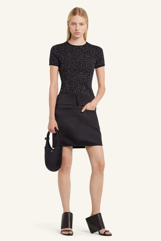 Medusa Printed Contrast T-Shirt-Courrèges-Boyds Philadelphia