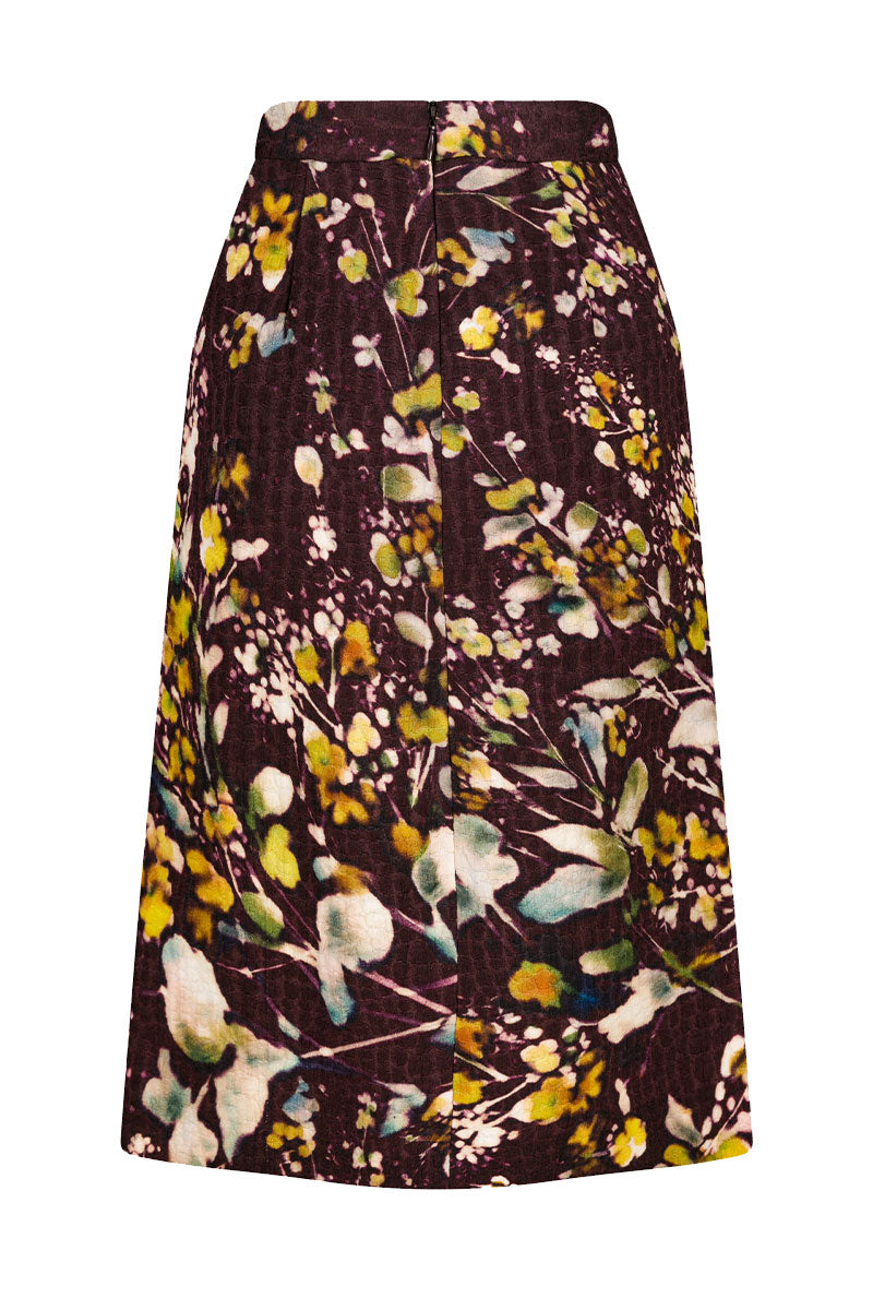 Shea Bleached Floral Skirt-Dries Van Noten-Boyds Philadelphia