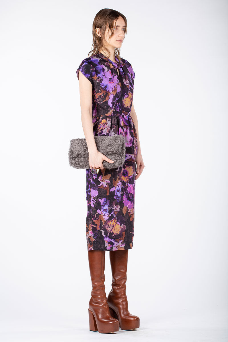 Dormos Ink Flower Dress-Dries Van Noten-Boyds Philadelphia