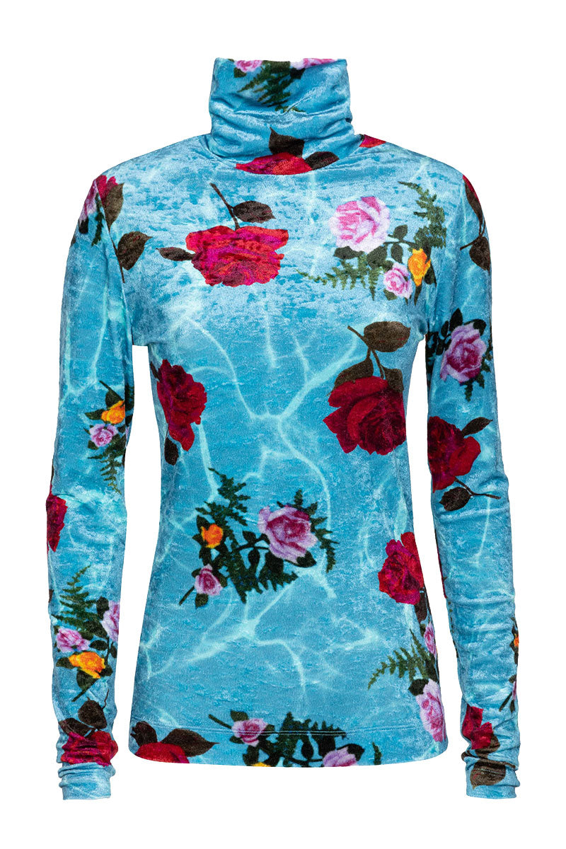 Heyser Velvet Turtleneck-Dries Van Noten-Boyds Philadelphia