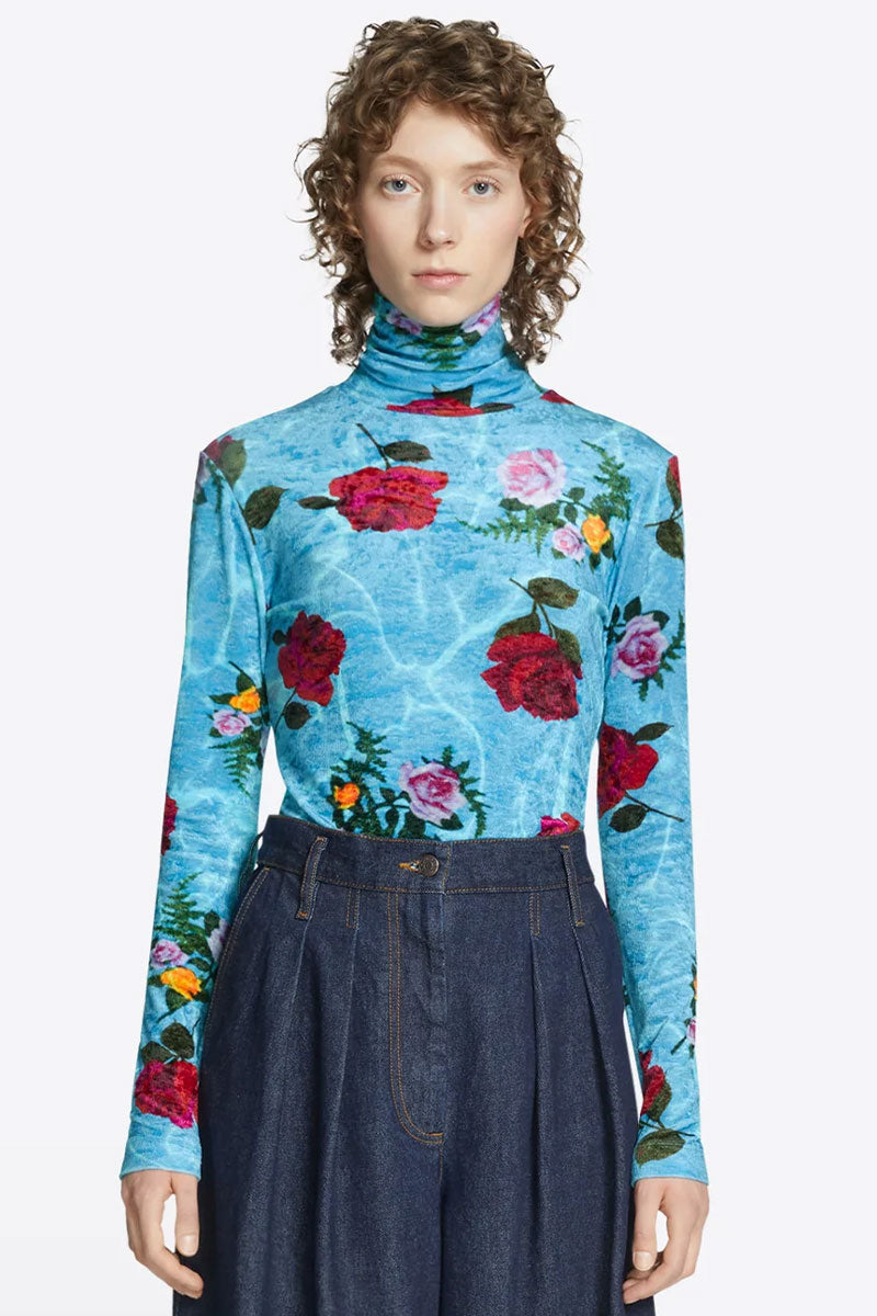 Heyser Velvet Turtleneck-Dries Van Noten-Boyds Philadelphia