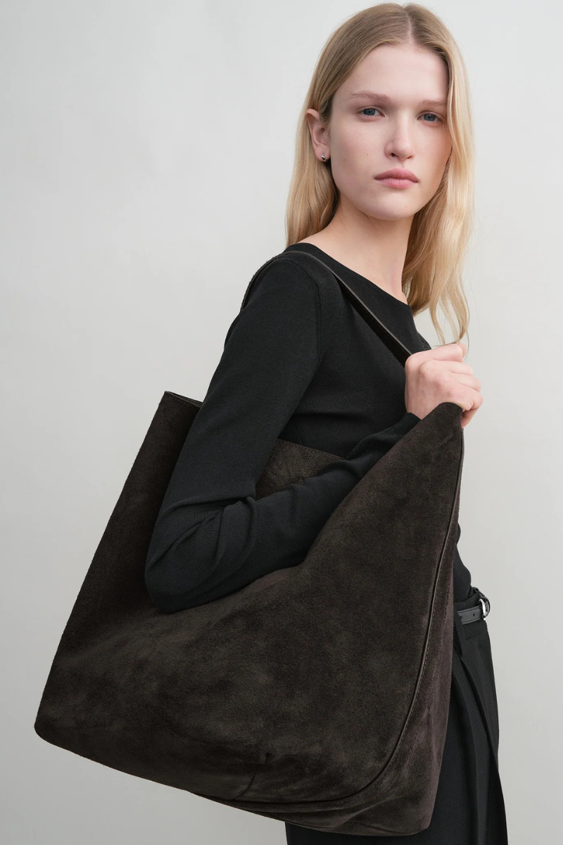 Belted Suede Tote-TOTEME-Boyds Philadelphia