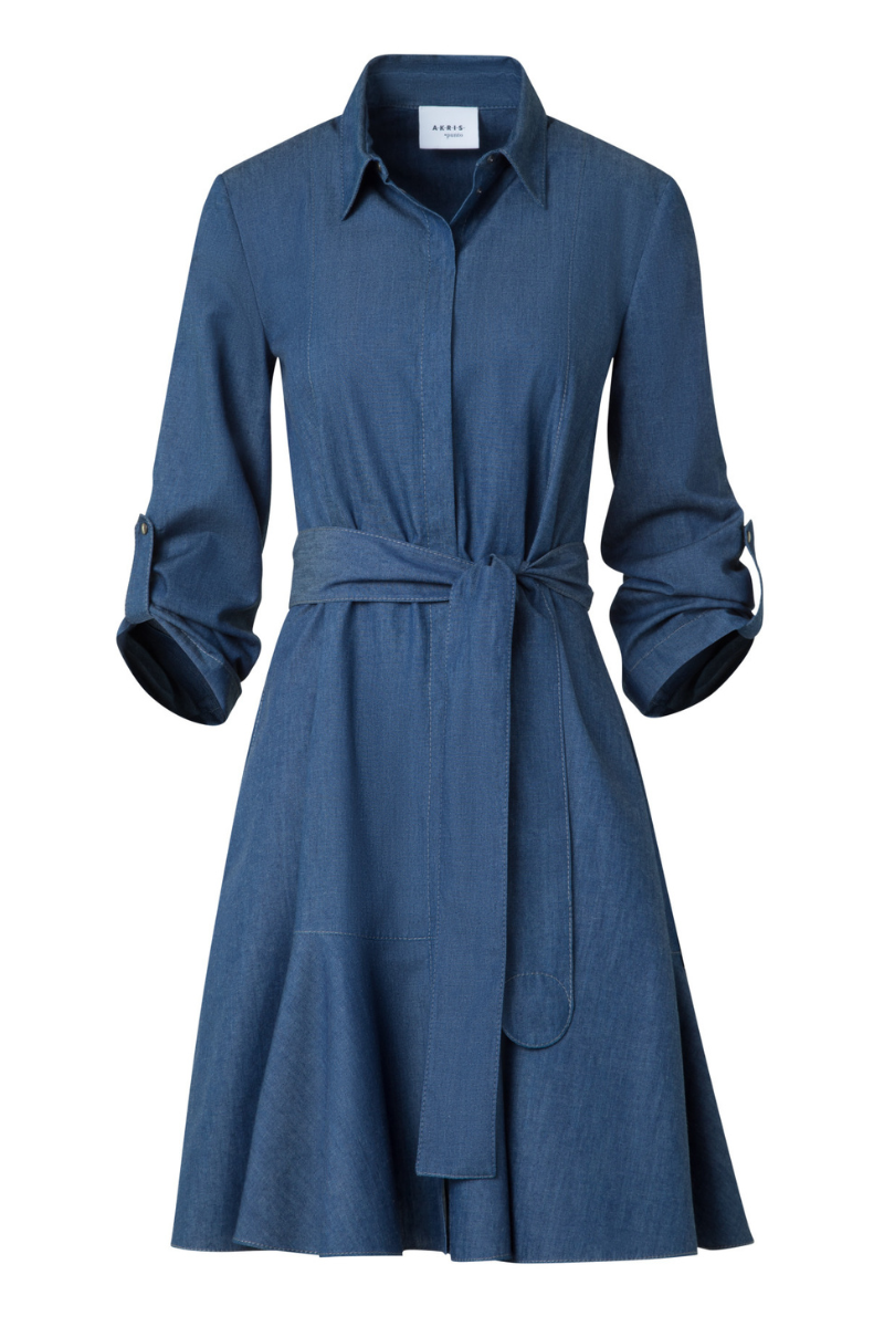 Denim Shirt Dress-Akris Punto-Boyds Philadelphia