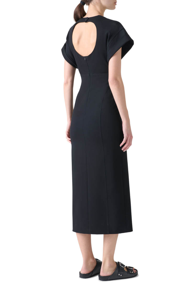 Fitted Jersey Midi Dress-Akris Punto-Boyds Philadelphia
