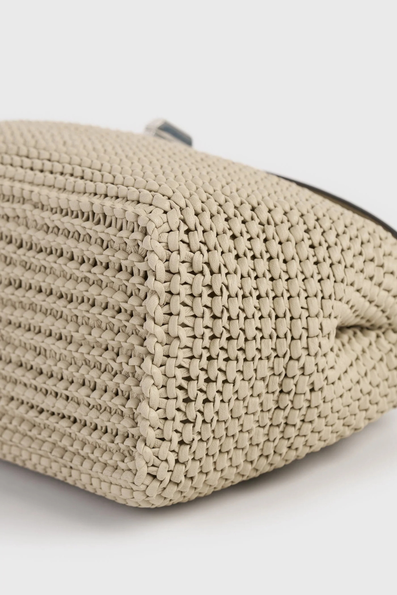 T-Lock Woven Leather Clutch-TOTEME-Boyds Philadelphia
