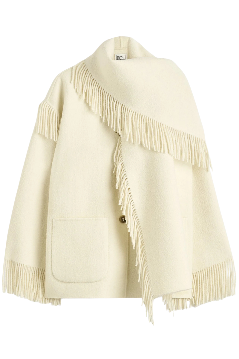 Fringed Scarf Jacket