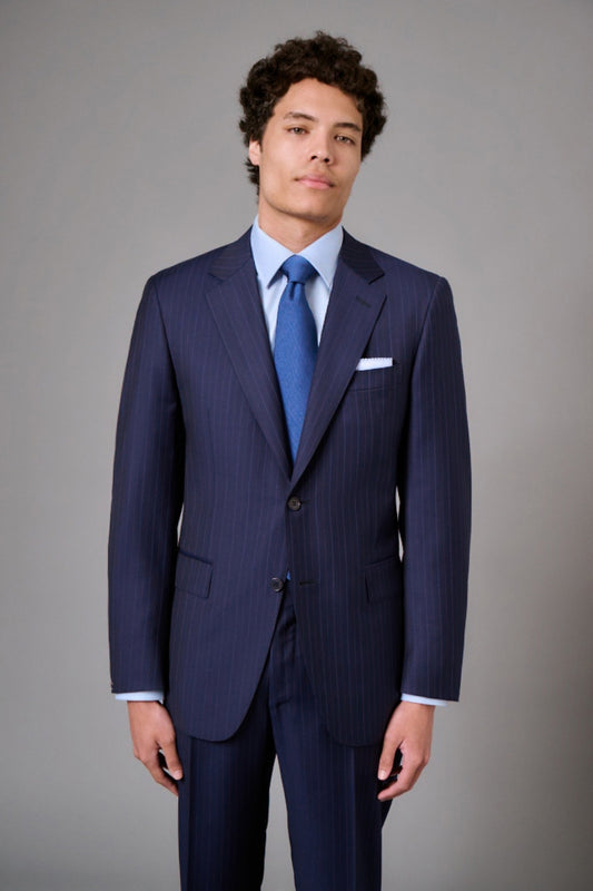 Navy Stripe Suit-Canali-Boyds Philadelphia