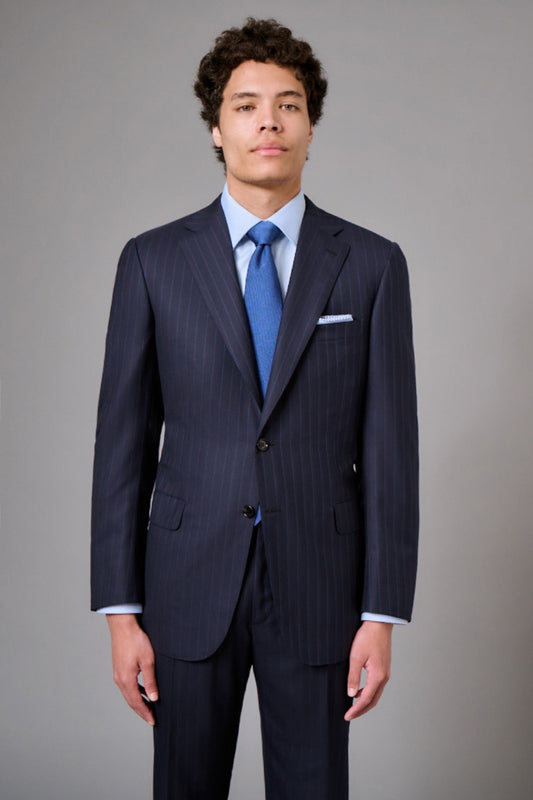 Navy Stripe Suit-Brioni-Boyds Philadelphia
