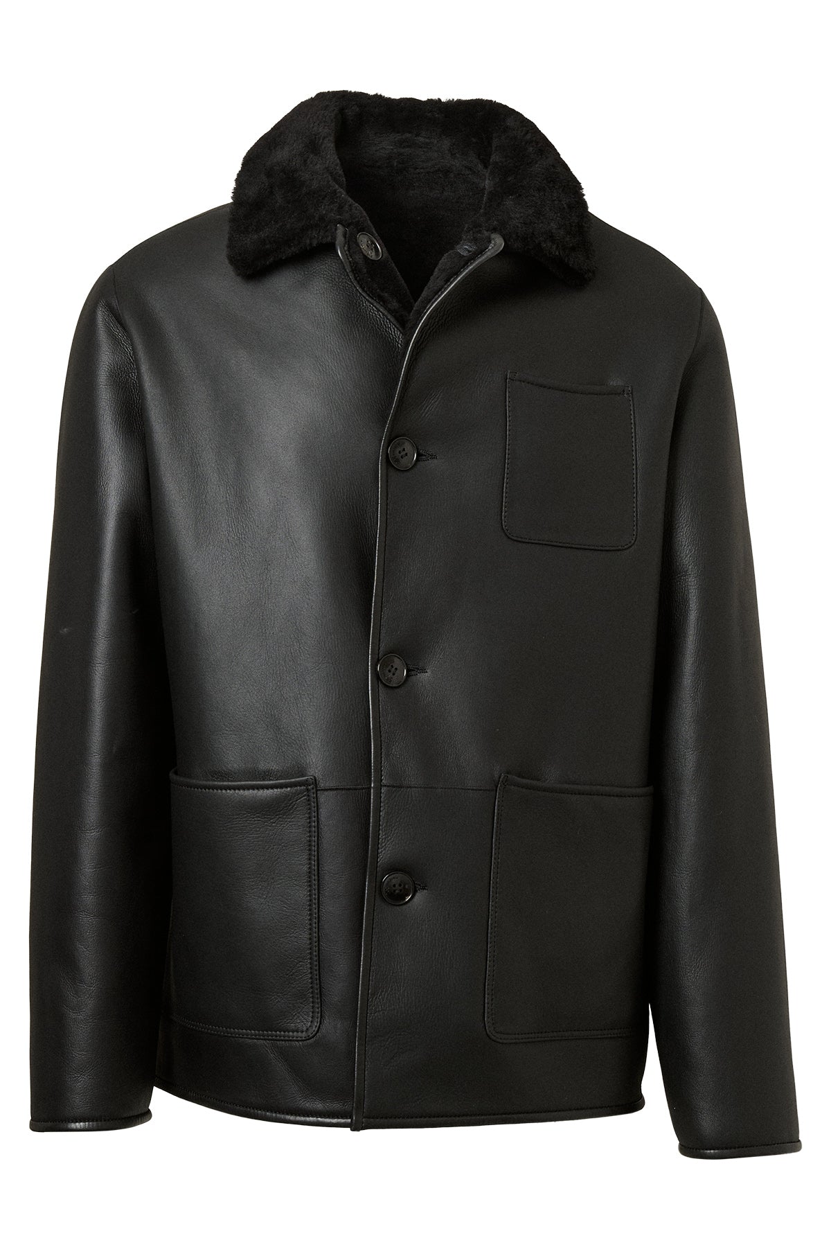 Reversible Shearling Jacket-Manzoni 24-Boyds Philadelphia